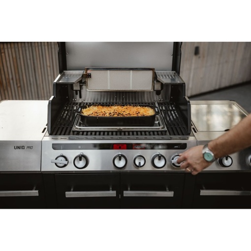 Bucatarie pe gaz, 3 arzatoare inox, arzator infrarosu ajustabil, grile fonta, Enders Uniq Pro 3 IK Kitchen Turbo - 860833 - Img 5