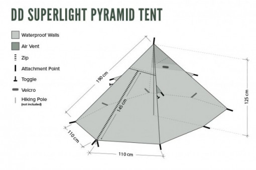 Cort 1 Persoana DD SuperLight –Pyramid - 0707273933751 8
