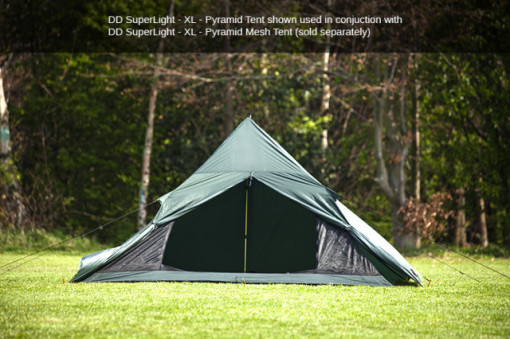 Cort 2 pers DD Hammocks SuperLight Pyramid Tent XL - 0707273932099 3
