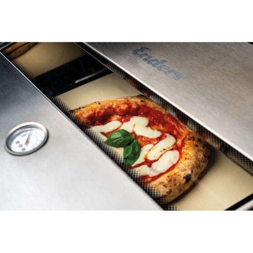 Cuptor din inox cu piatra pentru pizza, compatibil cu gratarele Enders Monroe Pro, Hyde si Colorado - 7881 - Img 4