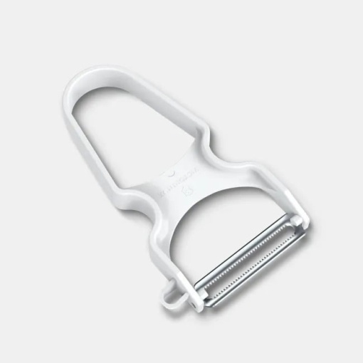 Curatator Victorinox Rapid Peeler, 110mm, lama dubla zimtata, ABS, white 6.0933 - Img 2