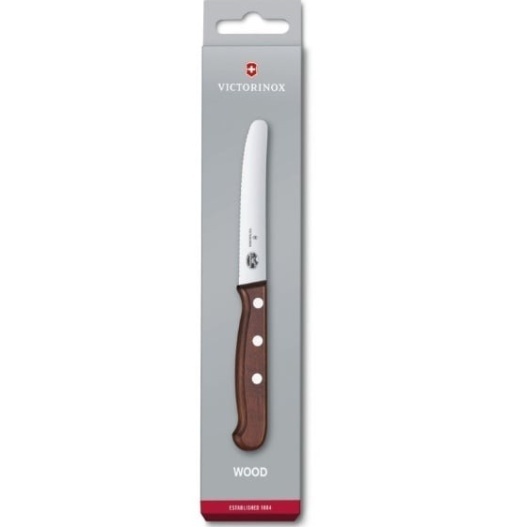 Cutit pentru rosii Victorinox Tomato &amp; Table Knife, lama 11cm, Artar 5.0830.11G - Img 2