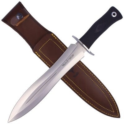 Cutit Vanatoare Muela BW-24G,maner cauciuc, lama 24 cm - Img 3