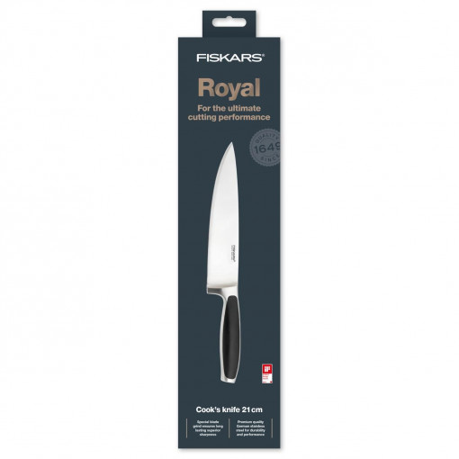 Cutitul bucatarului Fiskars Royal, 21 cm - Img 2