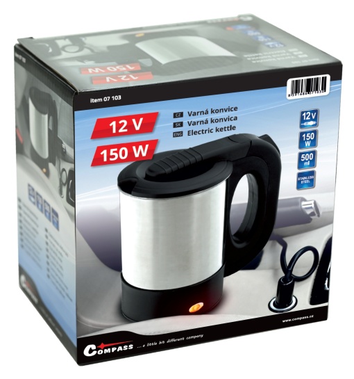 Fierbator Compass12V, Inox, 500ml, 150W - TT07103 - Img 7
