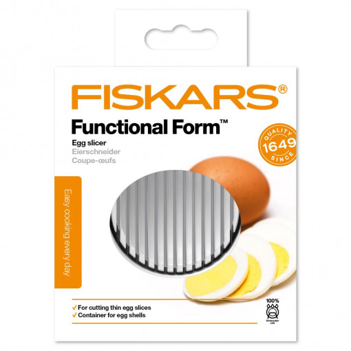 FISKARS Feliator pentru oua Fiskars Functional Form, 167 mm, 140 g - 1016126 - Img 7