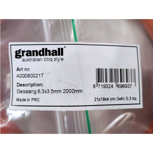 Furtun de gaz 200 cm cu filet 1 pe 4 Grandhall - A00080021T - Img 3