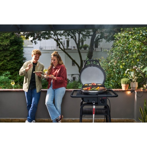 Gratar electric 2.100 W si pe carbuni hibrid, 370 grade Celsius, TRU-Infrared, Char-Broil Patio Bistro E2Coal - 140255 - Img 18