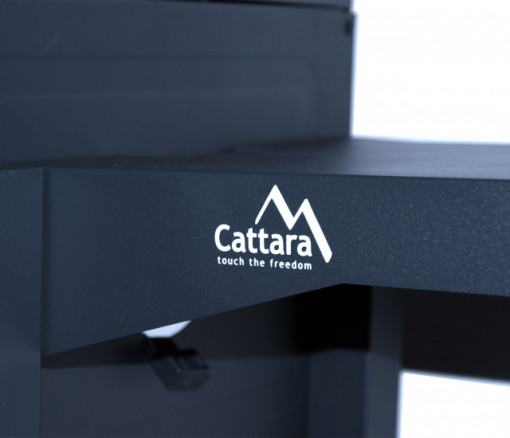 Gratar pe carbuni, Cattara Royal Grande 3XL, 84 x 42cm, mobil, capac, 2 tavi carbune - TT13047 - Img 8
