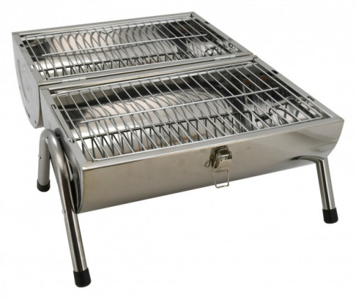 Gratar pe carbuni DUBLU 2x 38cm Cattara TT13034 - Img 4