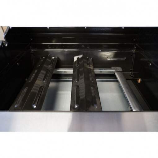 Gratar pe gaz cu 3 arzatoare din inox, incastrabil, gratare din fonta, Grand Hall Premium GT3 -  K03000196A arzatoare