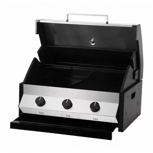Gratar pe gaz din inox incastrabil Cadac Meridian 3 arzatoare - 982231-30-01-EF 3