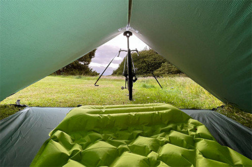 Groundsheet  DD Superlight pentru ture cu bicicleta  Olive Green 210cm x 150cm  - 707273931658 4