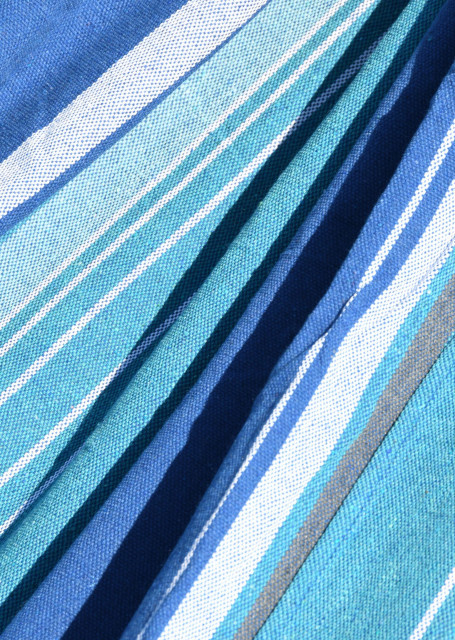 Hamac TEXTIL 200x100cm Cattara - albastru/alb - TT13567 - Img 2