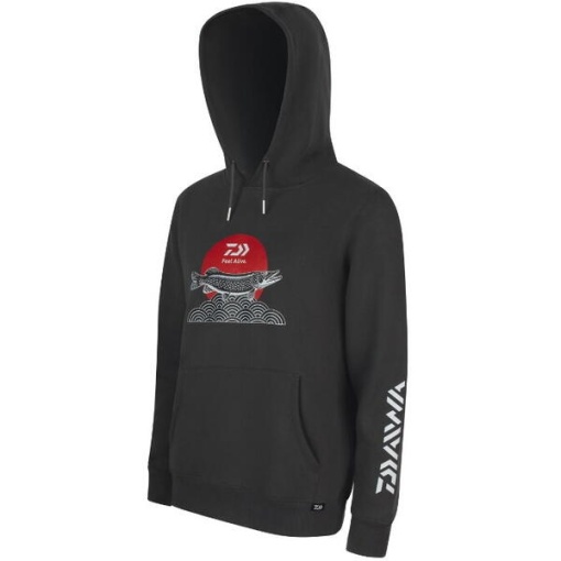 Hanorac Daiwa Hoodie Japan Pike Charcoal - Img 2