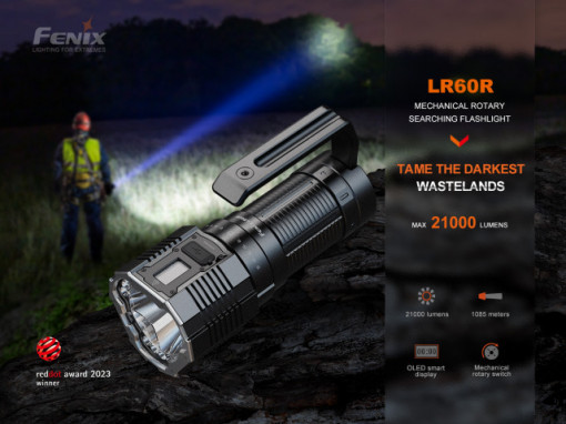 Lanternă de căutare 21000 Lumeni 1085 metri Fenix LR60R - ADV-499-001 - Img 5