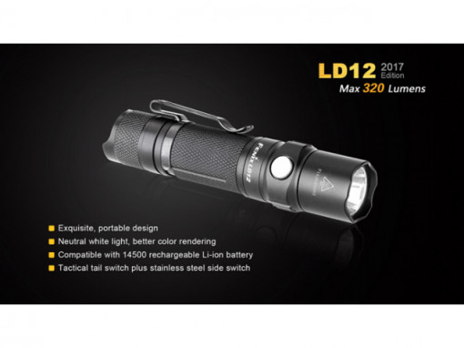 Lanterna Fenix LD12 - Editie 2017 - 320 Lumeni - 135 Metri 3