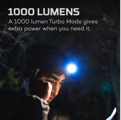 Lanterna frontala reincarcabila Nebo Einstein Flex 1000, 1000 lumeni, 120m - NEB-HLP-0007-G 3