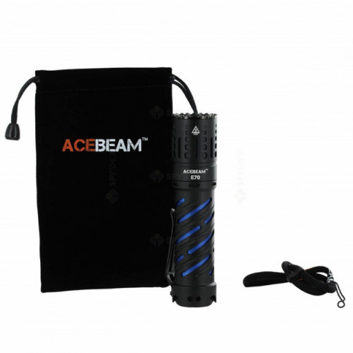 Lanterna profesionala Acebeam E70-AL, 4600 Lumeni, 240 m + acumulator - E70-AL-B 7