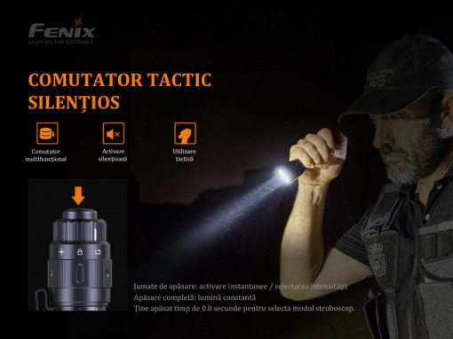 Lanterna Tactica Fenix TK11 TAC -1600 Lumeni - 335 Metri - ADV-431-001 3