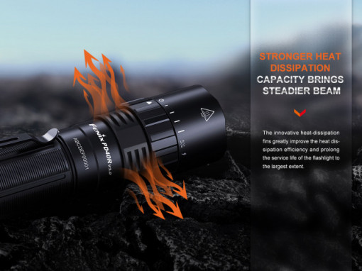 Lanternă tactică reîncărcabilă 3000 Lumeni 500 metri Fenix PD40R V3.0 - ADV-485-001 - Img 6