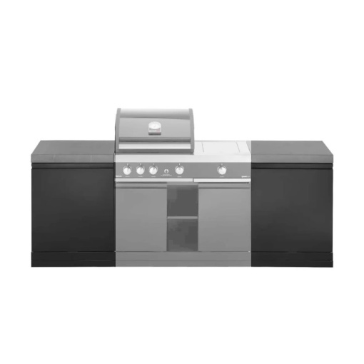 Modul bucatarie de exterior - coltar pentru imbinare bucatarie exterioara 61,5 cm Grandhall Grandpro K01000371A/72A - GC615WORNN - Img 3