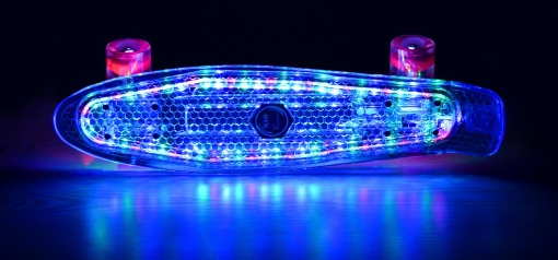 Penny board Mad Cruiser Full LED ABEC 7-albastru - Img 5