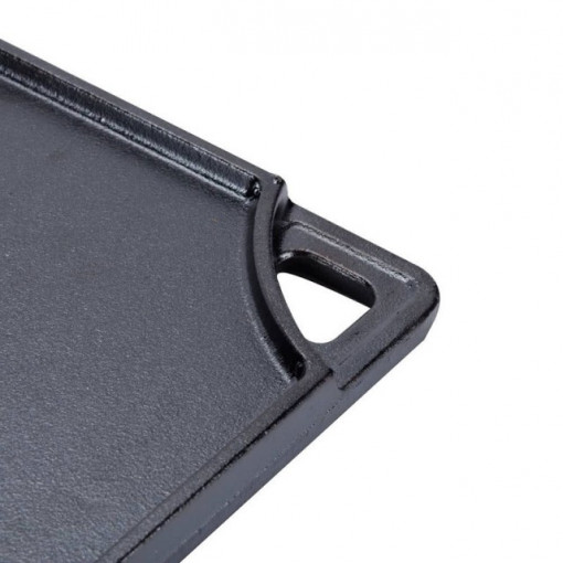 Plita din fonta cu 2 fete neteda si grill Lodge 42,5 x 24 cm - L-DP3 - Img 4