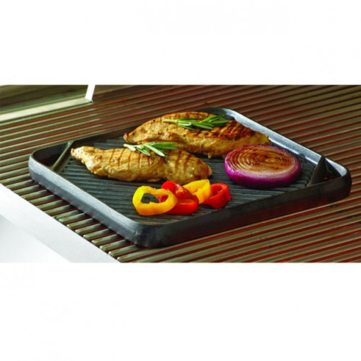 Plita universala din fonta cu 2 fete neteda si grill 26 x 26 cm Activa Mr. Padelllas - 20020 5