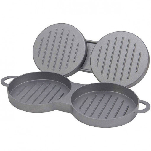 Presa dubla hamburger din aluminiu Char-Broil - 140539 2
