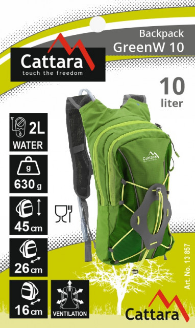 Rucsac 10l+punga de apa 2l Cattara TT13857 - Img 3