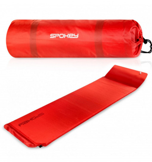 Saltea autogonflabila cu perna Spokey Savory Pillow rosu 186 x 50 x 2.5 cm 8