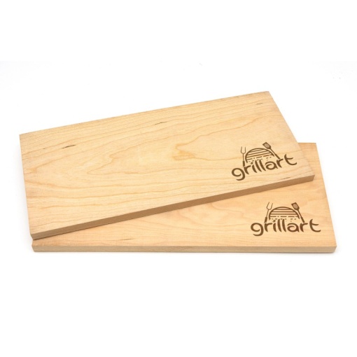 Set 2 placi din lemn de cires XL 30x14,5x1 cm pentru gatit la gratar Grillart - GA-1003-5 - Img 2