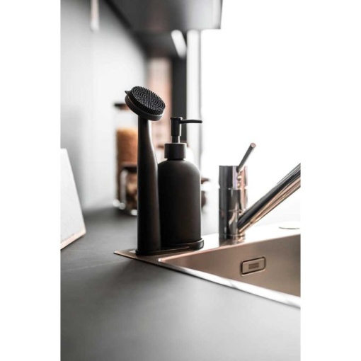 Set dispenser sapun lichid si perie pentru bucatarie Wenko Black Outdoor Kitchen Piedo - 55077100 - Img 12