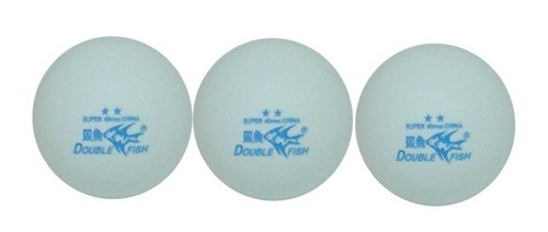Set Mingi Tenis de Masa 40mm Double Fish 2 Stele - Img 2
