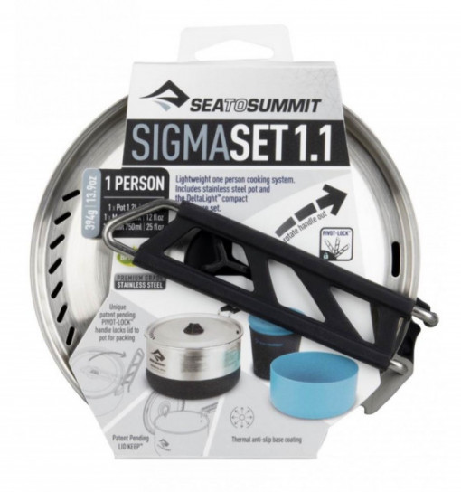 Set vase camping Sea To Summit Sigma Cookset 1.1 BPA free - OUTMA.APOTSIGSET1.1 3