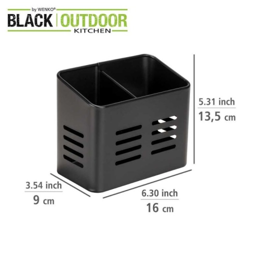 Suport pentru tacamuri Baco Wenko Black Outdoor Kitchen - 55024100 - Img 6
