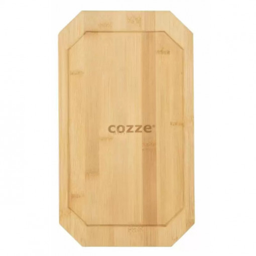 Tava reversibila din fonta cu suport din lemn pentru servire Cozze 16,5 x 33 cm - 90326 3