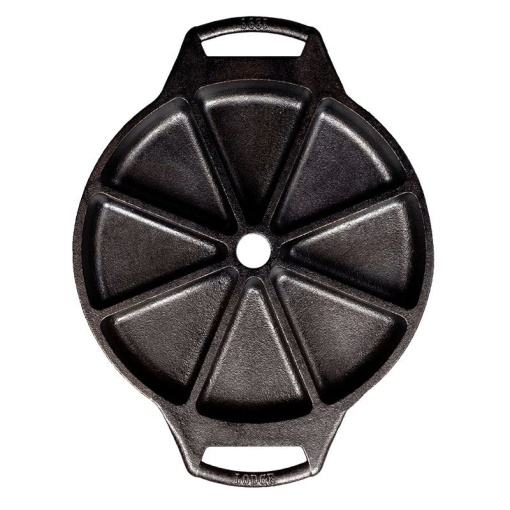 Tava rotunda din fonta cu 8 triunghiuri pentru tarta Lodge 22,7 cm - L-BW8WP - Img 2
