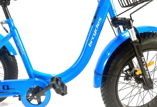 Tricicletă adulți BR Pro2025, 20", 7 viteze, frâne pe disc, cadru din oțel 15", albastru - Img 5