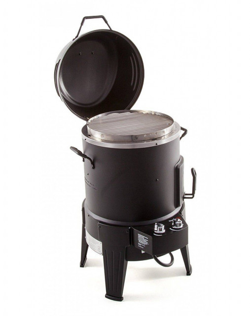 Afumatoare, cuptor si grill pe gaz cu arzator din Inox, Char-Broil The Big Easy 140678 - Img 2