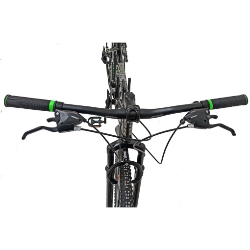 Bicicleta BR TARGET Carrier 29", 21 viteze, frane pe disc, cadru otel 17", manete secventiale, negru/argintiu - Img 11