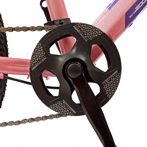 Bicicletă copii BR Inspire 20", 7 viteze, frâne pe disc, cadru oțel 12", manete Revoshift, roz, varsta 7 - 10 ani - Img 7