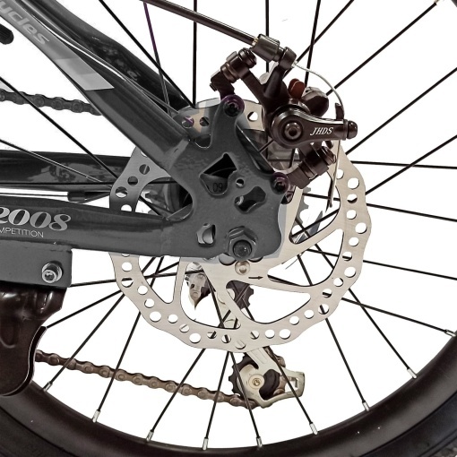 Bicicleta copii BR Tornado 20", cadru aluminiu 12", manete revoshift, frane disc, 7 viteze, negru, varsta 7-10 ani - Img 6