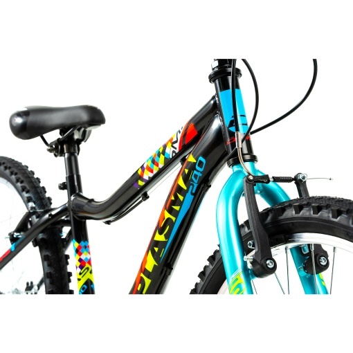 Bicicleta Copii DHS Plasma - 24 Inch, Negru-Roz - Img 5