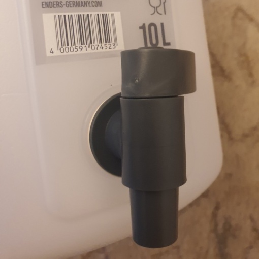 Bidon de apa tip canistra cu robinet de 10 litri Enders - 7452 - Img 9