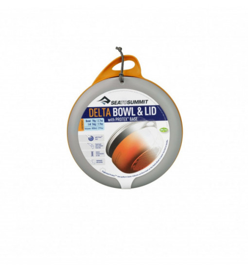 Bol camping Sea To Summit Delta bowl cu capac, volum 750 ml, portocaliu - OUTMA.ADBOWLLIDOR 2
