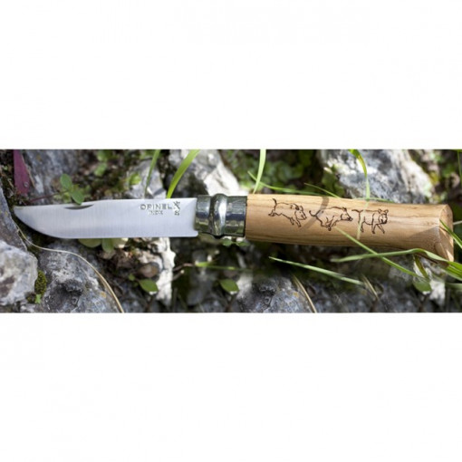 Briceag Opinel N°08 Animalia Mistret lama 8.5cm - 001624 - Img 2