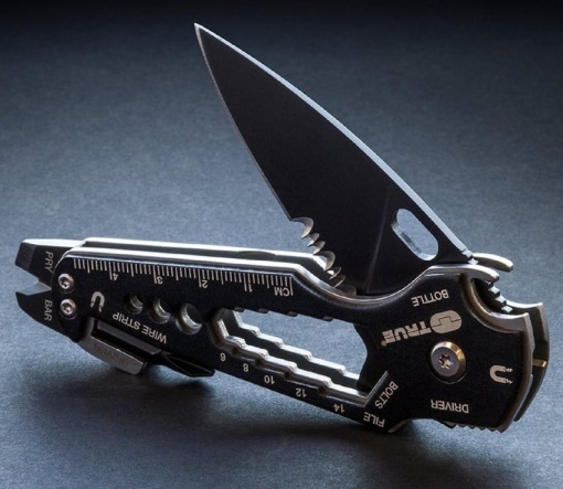 Briceag True Utility Smartknife, lama 6cm, Negru - Img 3