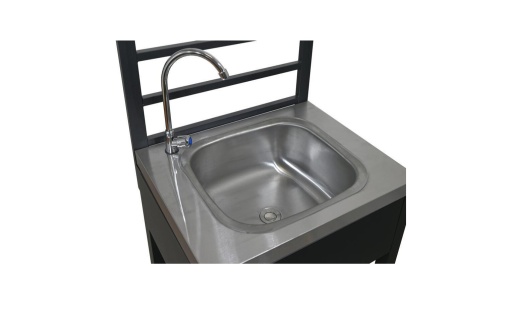 Chiuveta modulara Torino 1 Cattara pentru bucatarie exterioara 60x47x123cm - TT14125 - Img 3